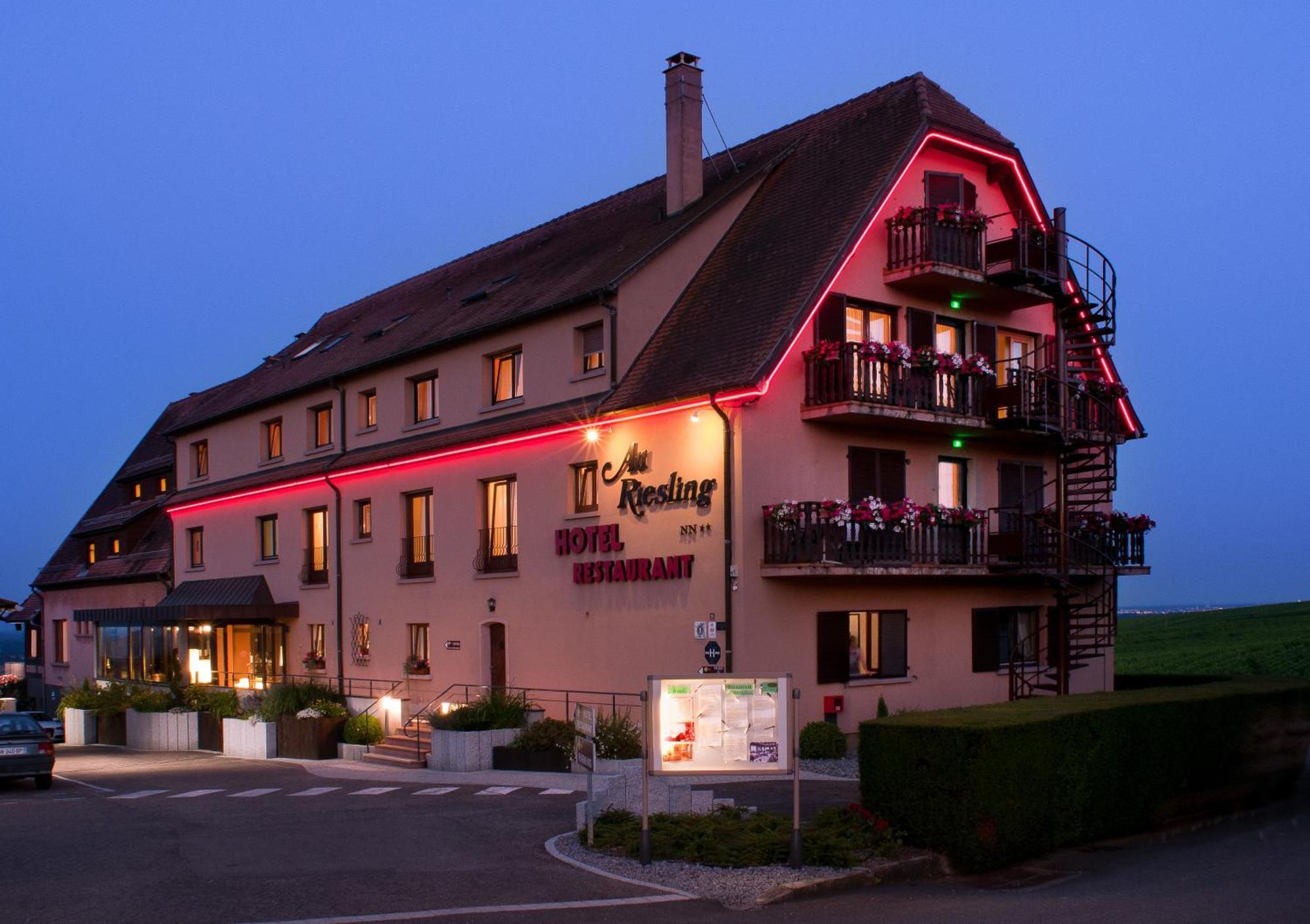 Hotel Restaurant Au Riesling Zellenberg Exteriér fotografie