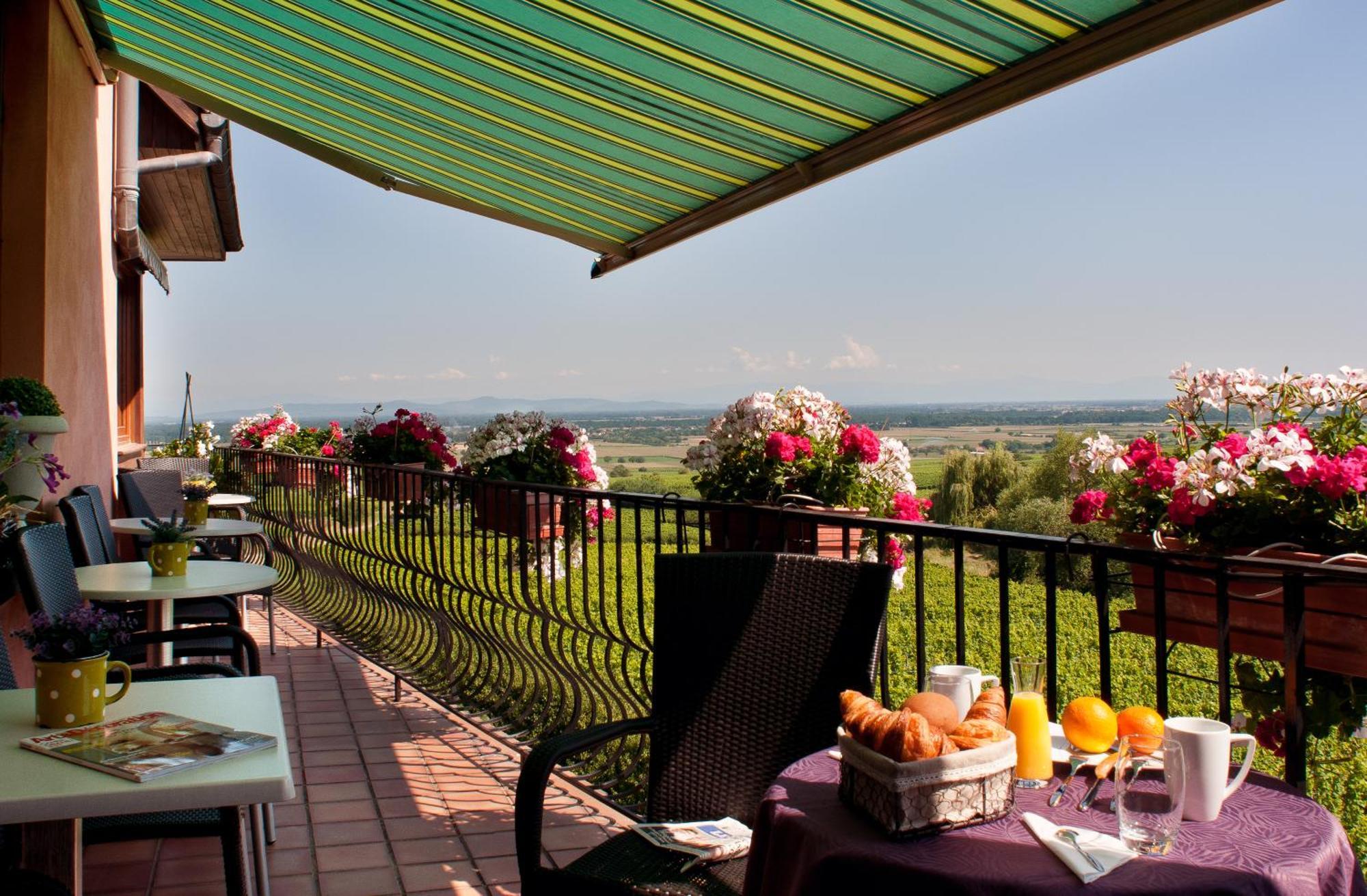 Hotel Restaurant Au Riesling Zellenberg Exteriér fotografie
